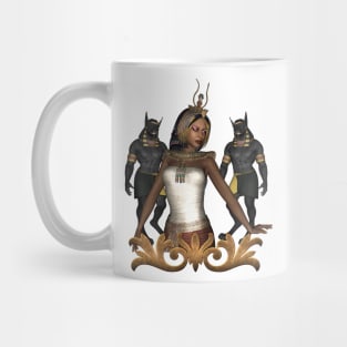 Egyptian women and anubis Mug